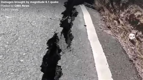 FVR Megadike sustains cracks after Magnitude 6.1 earthquake.